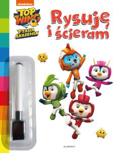 Okładka książki Rysuję i ścieram. Top Wing. Ptasia Akademia