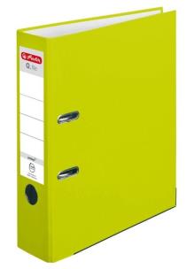 Segregator A4 8 cm PP neon zielony Q file. Wydawca: HERLITZ. Multiszop.pl Opakowanie Segregator A4 8 cm PP neon zielony Q file