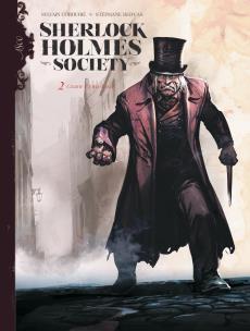 Sherlock Holmes Society T.2 Czarne są ich dusze. Autor: Sylvain Cordurie, STEPHANE BERVAS. Multiszop.pl Okładka książki Sherlock Holmes Society T.2 Czarne są ich dusze