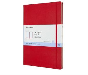 Opakowanie Szkicownik A4/96K TW czerwony MOLESKINE