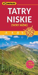 Tatry Niskie mapa turystyczna 1:50 000. Autor:   Praca zbiorowa. Multiszop.pl Okładka książki Tatry Niskie mapa turystyczna 1:50 000