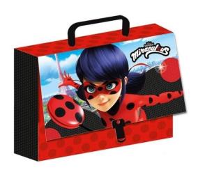 Okładka książki Teczka z rączką - Walizeczka - Miraculum Biedronka