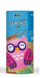 Uszyj brelok do kluczy Sowa. Wydawca: Russell. Multiszop.pl Opakowanie Uszyj brelok do kluczy Sowa