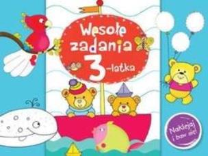 Okładka książki Wesołe zadania 3-latka