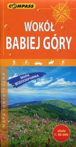 Okładka książki Wokół Babiej Góry mapa turystyczna 1:60 000