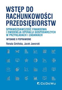 Okładka książki Wstęp do rachunkowości przedsiębiorstw.