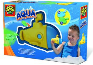Opakowanie Zabawka do kąpieli:Łódź podwodna  do kąpieli z kolorowym śladem