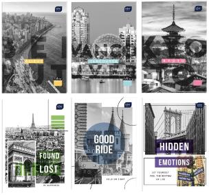 Opakowanie Zeszyt A4/60K UV mix wzorów 2 (5szt)