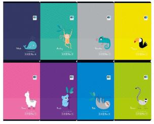 Opakowanie Zeszyt A5/32K kratka B&B Kids Tropical (10szt)