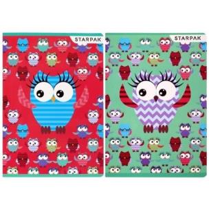 Opakowanie Zeszyt A5/32K kratka sowy (10szt)