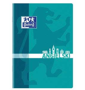 Opakowanie Zeszyt A5/60K kratka Angielski (5szt) OXFORD