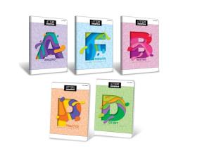 Opakowanie Zeszyt A5/60K kratka Letters (10szt)