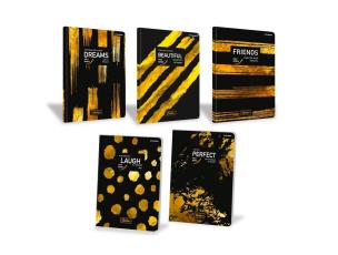 Opakowanie Zeszyt A5/96K kratka Blackie (5szt)