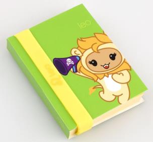 Opakowanie Zodiak - notatnik z opaską na rękę - Lew