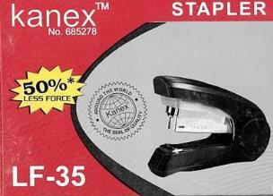 Opakowanie Zszywacz LF-35 czarny KANEX