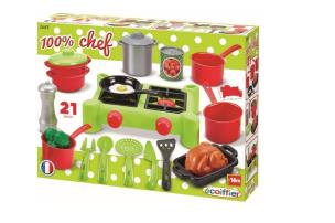 Opakowanie 100 % Chef Kuchenka z zestawem obiadowym