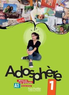 Okładka książki Adosphere 1 Podr. + CD HACHETTE