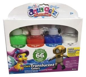 Opakowanie Aqua Gelz kolory przezroczyste