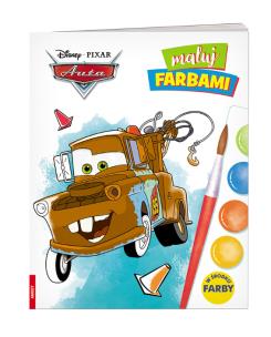 Okładka książki Auta. Maluj Farbami