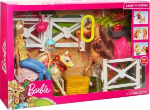 Opakowanie Barbie. Stadnina koni zestaw z lalkami