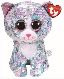 Opakowanie Beanie Boos - Cekinowy Niebieski Kotek 24cm