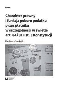 Okładka książki Charakter prawny i funkcja poboru podatku...