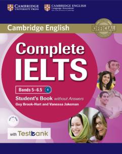 Okładka książki Complete IELTS Bands 5-6.5 Student's Book without Answers with CD-ROM with Testbank