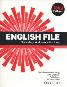 Okładka książki English File 3E Elementary WB OXFORD
