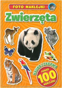 Okładka książki FOTO NAKLEJKI ZWIERZĘTA