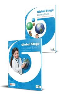 Okładka książki Global Stage 1 Language/Literacy Book + kod NAVIO