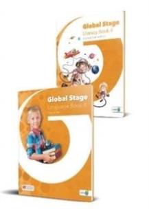Okładka książki Global Stage 4 Language/Literacy Book + kod NAVIO
