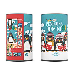 Opakowanie GRA DOMINO PINGWINEK I PRZYJACIELE LONDJI