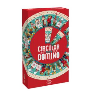 Opakowanie GRA OKRĄGŁE DOMINO I WANT TO BE... CHCĘ BYĆ... LONDJI