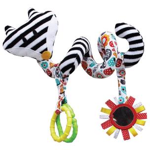 GRZECHOTKA NA WÓZEK BIAŁO-CZARNA. Wydawca: Hencz Toys. Multiszop.pl Opakowanie GRZECHOTKA NA WÓZEK BIAŁO-CZARNA