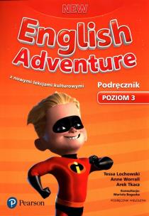 Okładka książki JĘZYK ANGIELSKI NEW ENGLISH ADVENTURE 3 PODRĘCZNIK TAP025