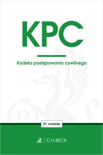 Okładka książki KODEKS POSTĘPOWANIA CYWILNEGO WYD. 51