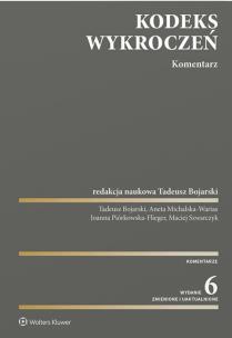 Okładka książki Kodeks wykroczeń. Komentarz