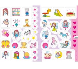 Opakowanie Kolorowanka A4 z nakl. Wróżki MIX