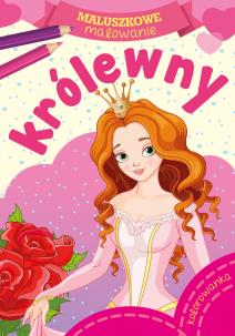KRÓLEWNY MALUSZKOWE MALOWANIE. Autor: Opracowanie zbiorowe. Multiszop.pl Okładka książki KRÓLEWNY MALUSZKOWE MALOWANIE