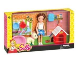 Opakowanie Laleczka Sally z pieskiem