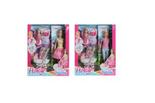 Opakowanie Lalka 30cm z dzieckiem i wózkiem mix 2 wzory