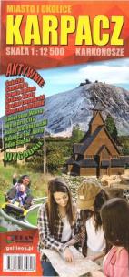Okładka książki Mapa - Karpacz i okolice 1:12 500