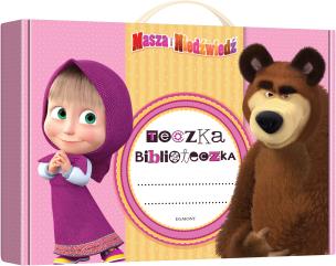 Okładka książki MASZA I NIEDŹWIEDŹ TECZKA BIBLIOTECZKA