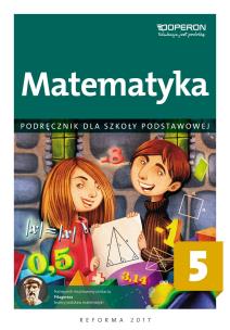 Okładka książki Matematyka SP 5 Podręcznik OPERON