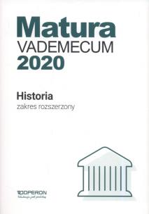 Okładka książki Matura 2020 Historia Vademecum ZR OPERON