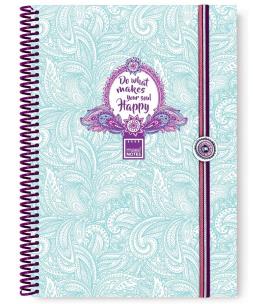 Opakowanie MN Purple&Pale Kołonotatnik A4/80 stron kratka