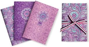 Opakowanie MN Purple&Pale Zeszyt A6/32 strony gładki 3szt