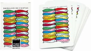 Opakowanie MN Sardines Karty do gry białe talia 55 kart