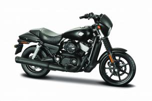 Opakowanie MOTOCYKL 2015 STREET 750 CZARNY  SKALA 1:18