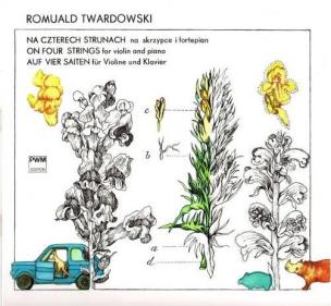 Okładka książki Na czterech strunach PWM